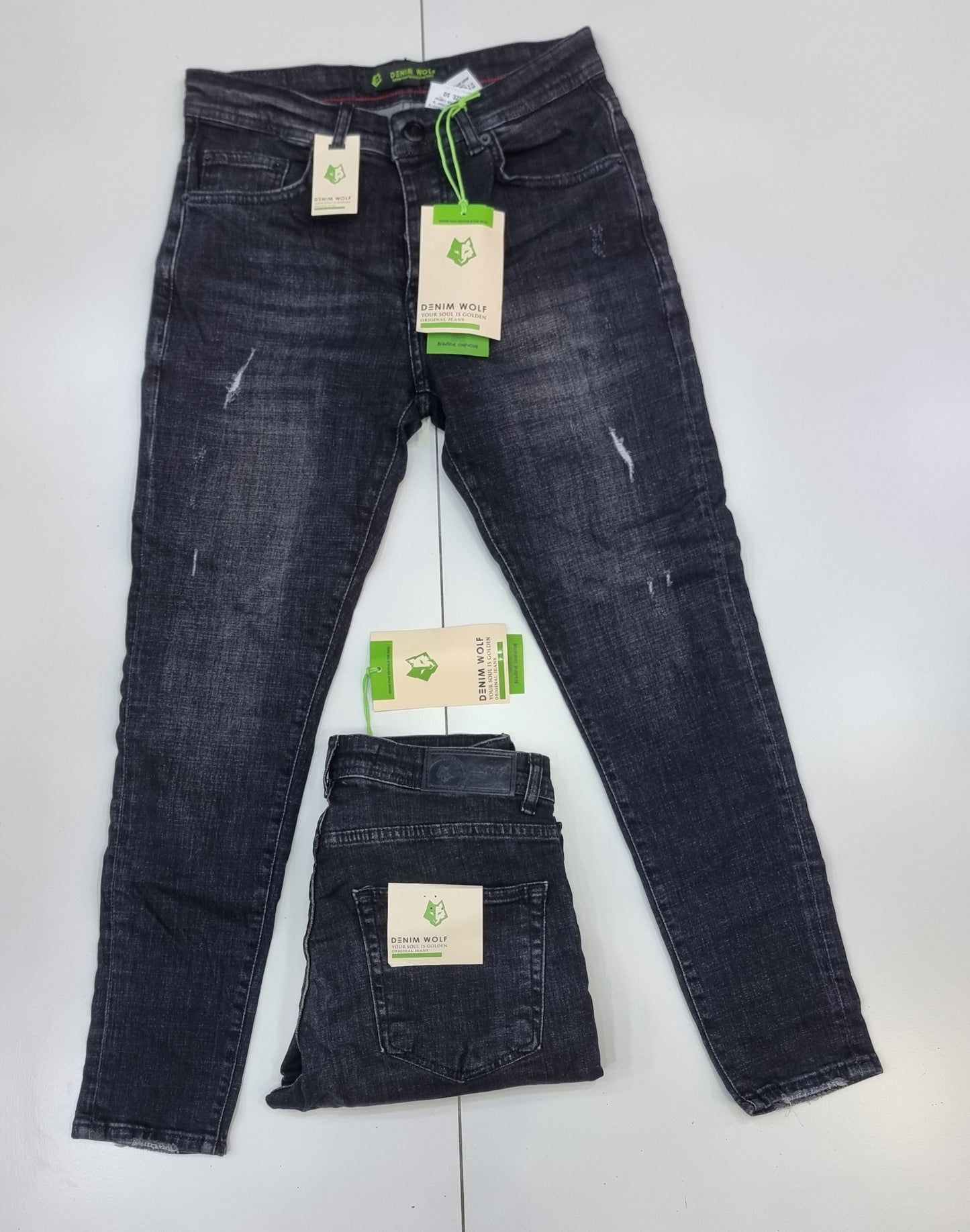 Pantalon jeans Denim Wolf Slim